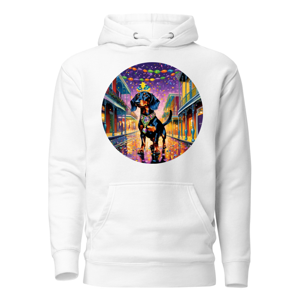 PugMug Custom Black Dachshund Hoodie