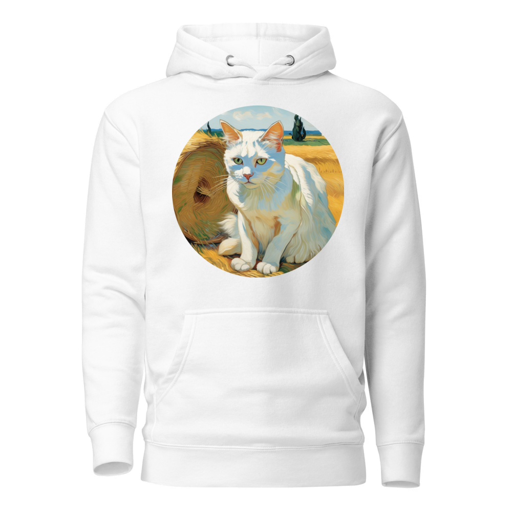 PugMug Custom White Companion Cat Hoodie