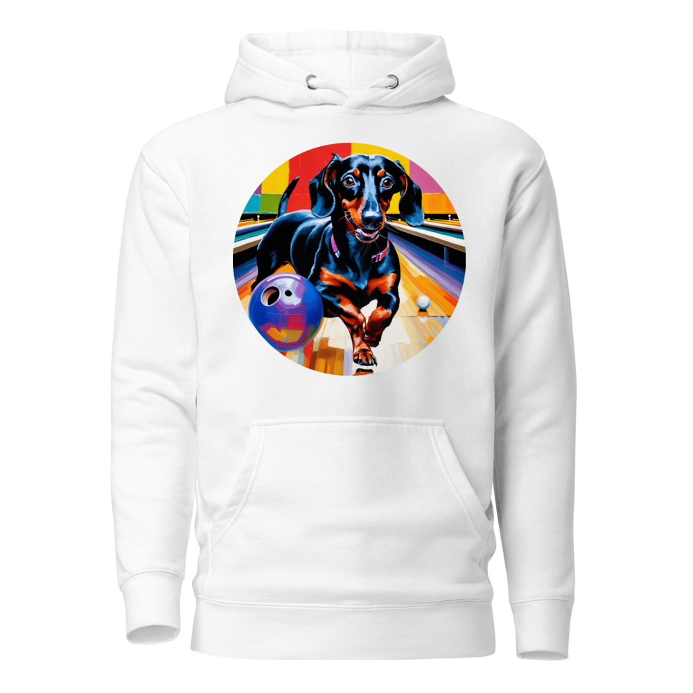 PugMug Custom Black Dachshund Hoodie