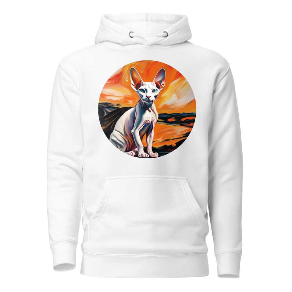 PugMug Custom White Sphynx Cat Hoodie