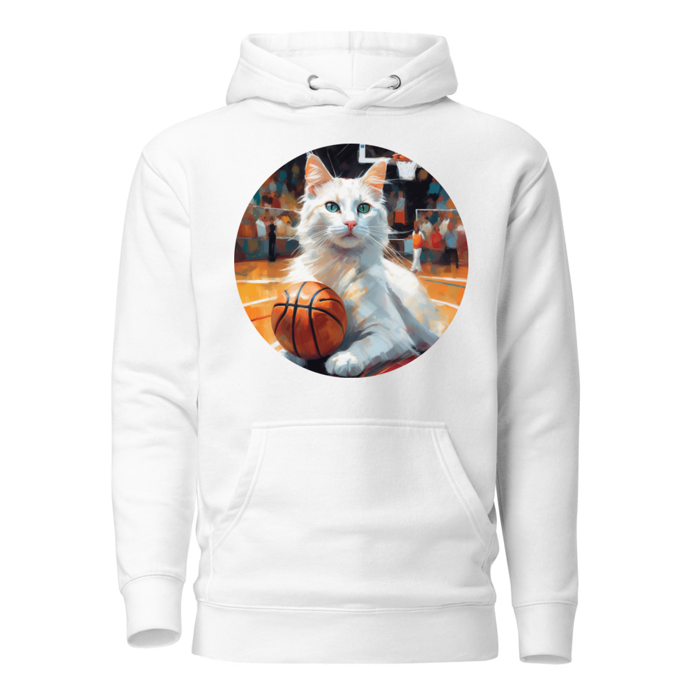 PugMug Custom White Companion Cat Hoodie