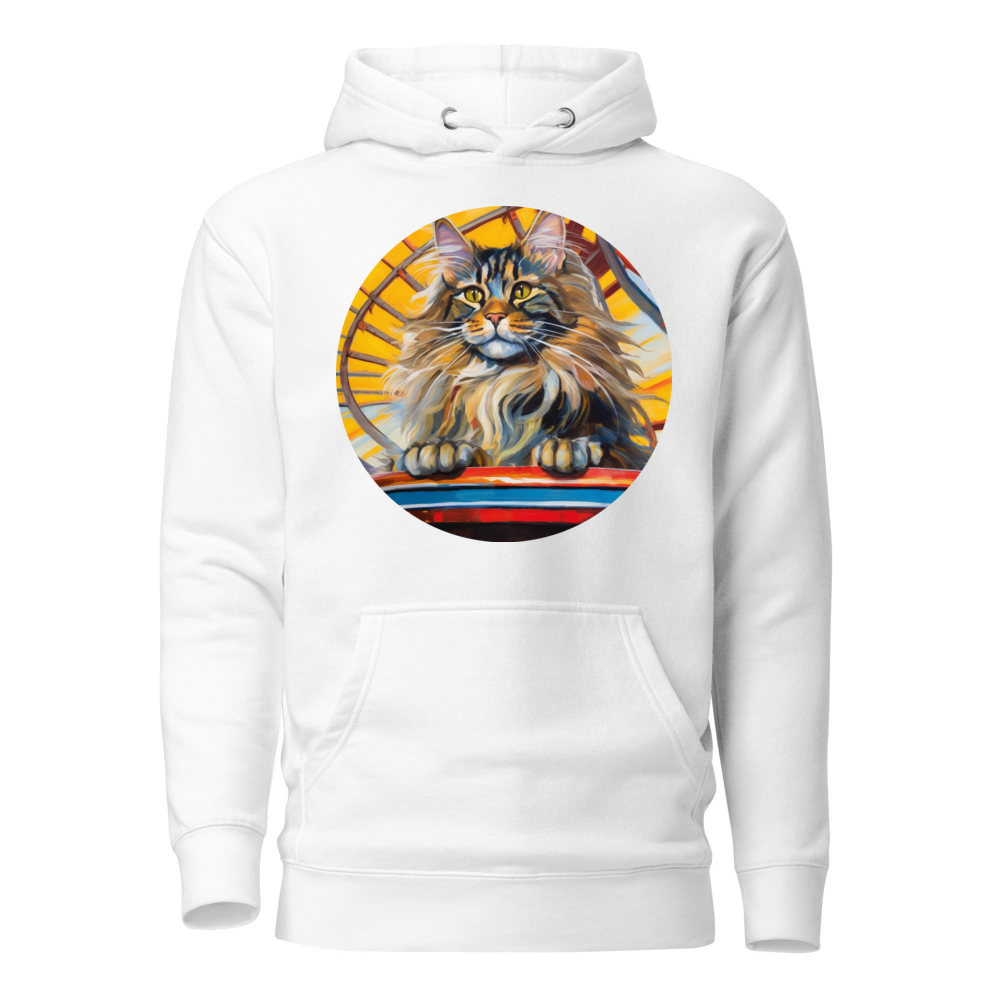 PugMug Custom Tabby Maine Coon Cat Hoodie