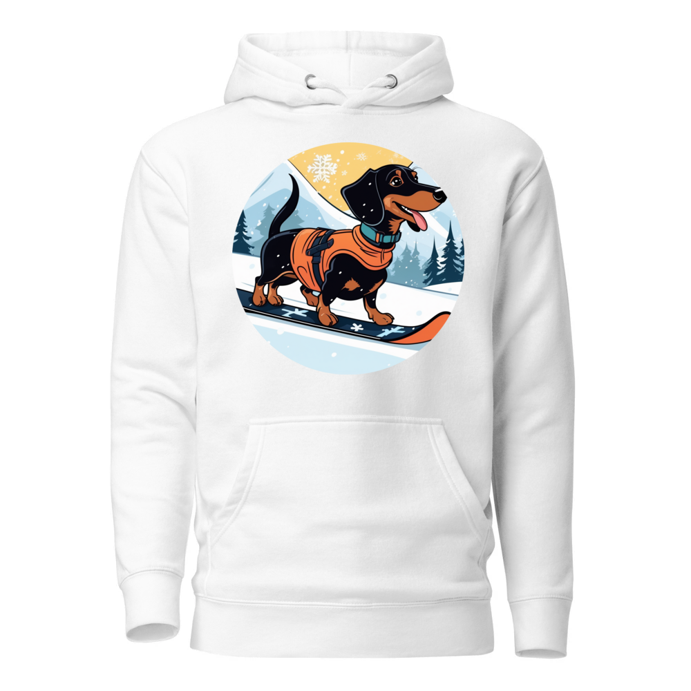 PugMug Custom Black Dachshund Hoodie