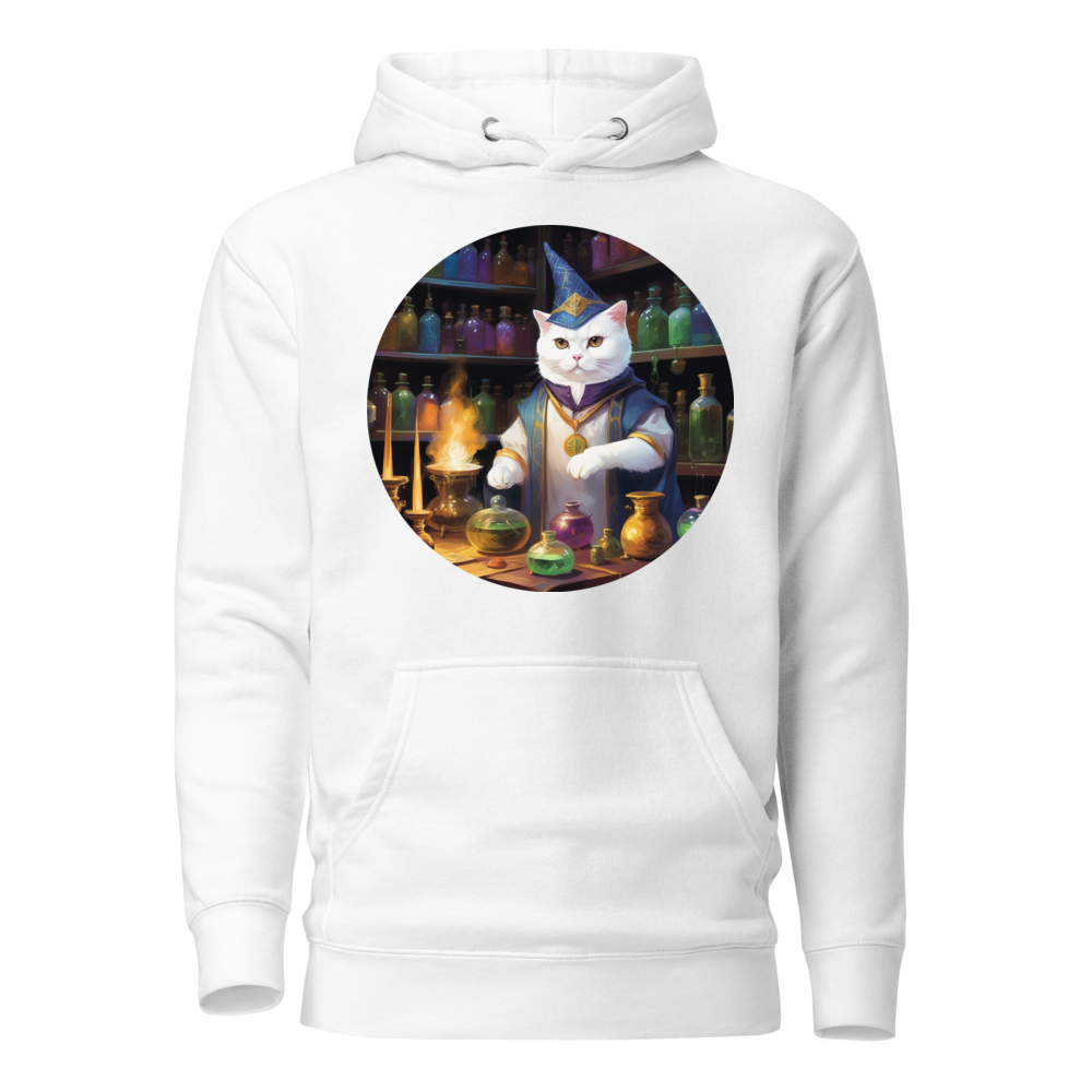 PugMug Custom White Scottish Fold Cat Hoodie
