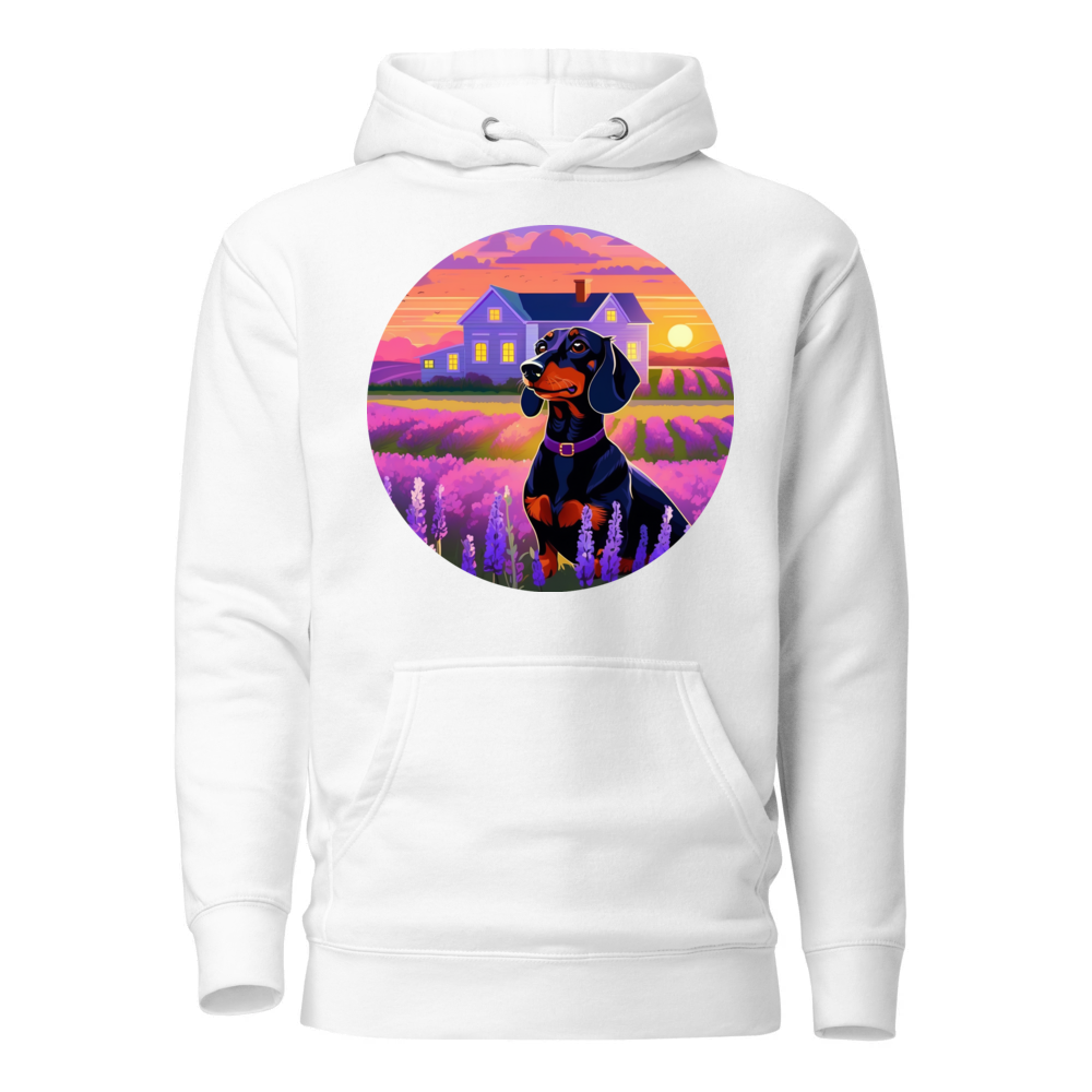PugMug Custom Black Dachshund Hoodie