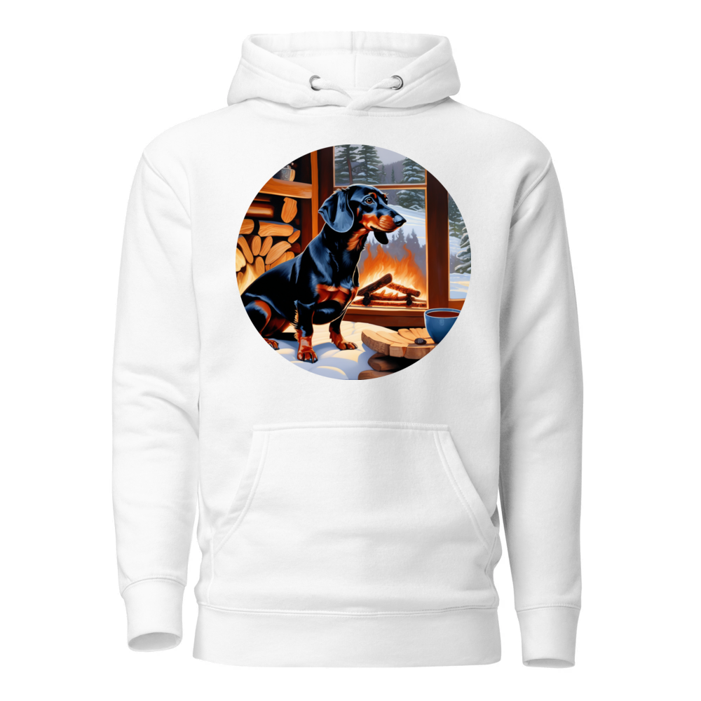 PugMug Custom Black Dachshund Hoodie