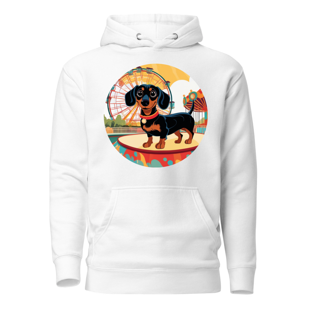 PugMug Custom Black Dachshund Hoodie