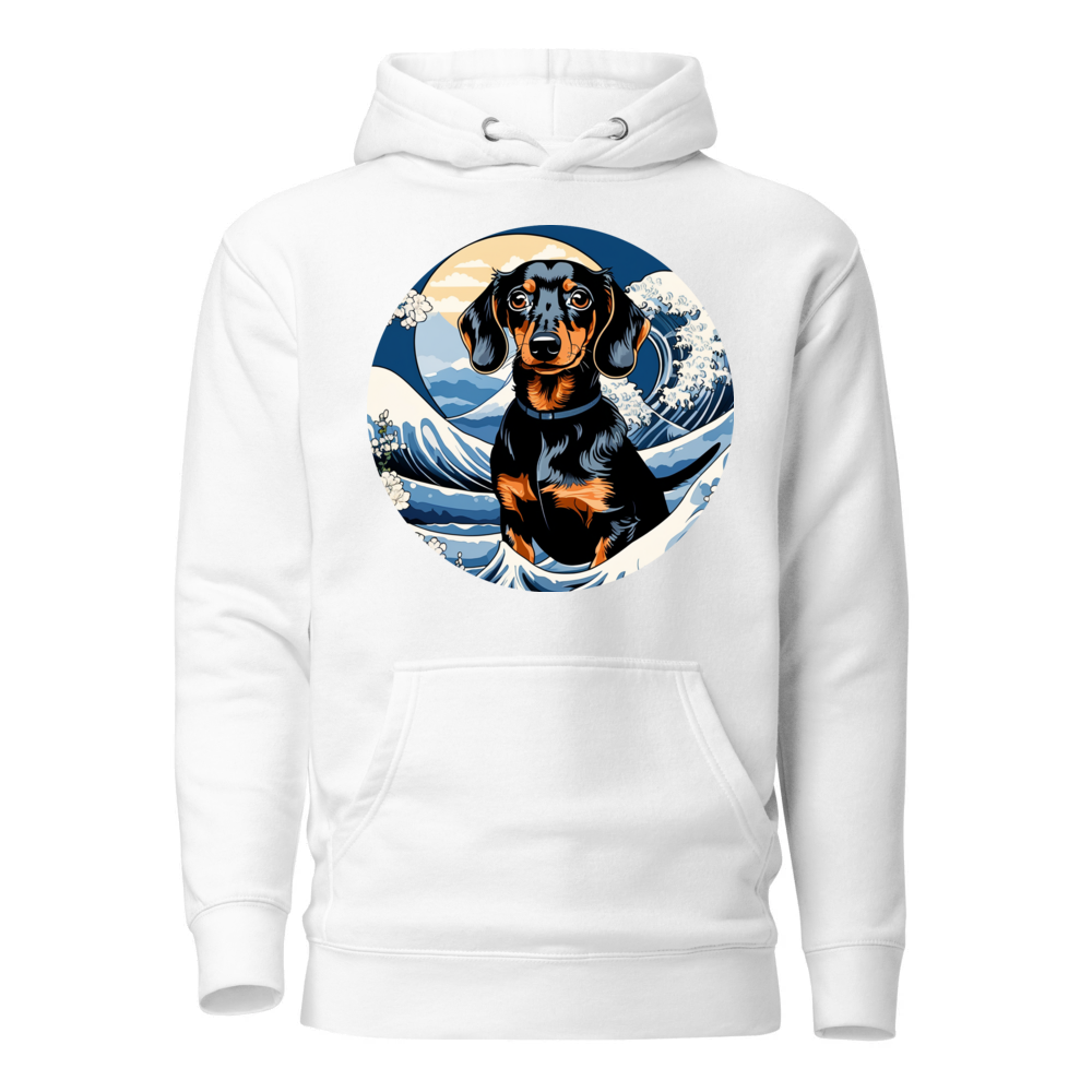 PugMug Custom Black Dachshund Hoodie