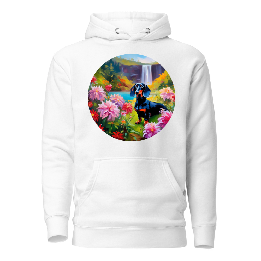 PugMug Custom Black Dachshund Hoodie