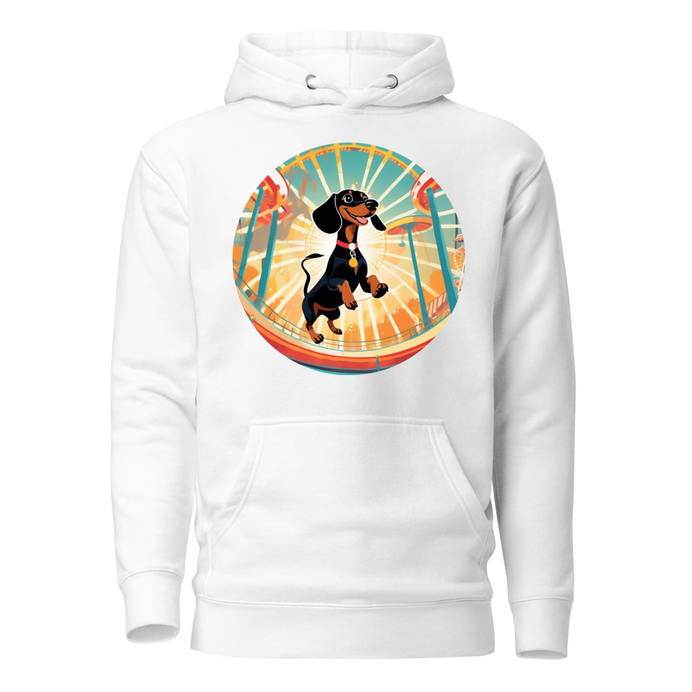 PugMug Custom Black Dachshund Hoodie