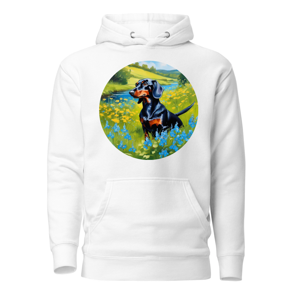 PugMug Custom Black Dachshund Hoodie