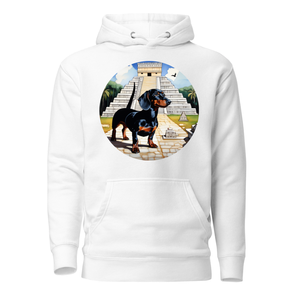 PugMug Custom Black Dachshund Hoodie