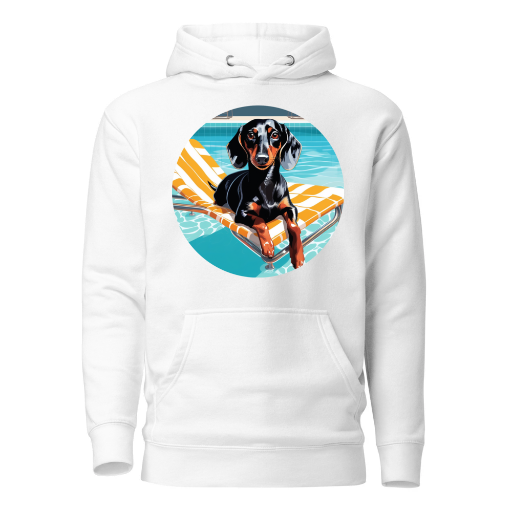 PugMug Custom Black Dachshund Hoodie