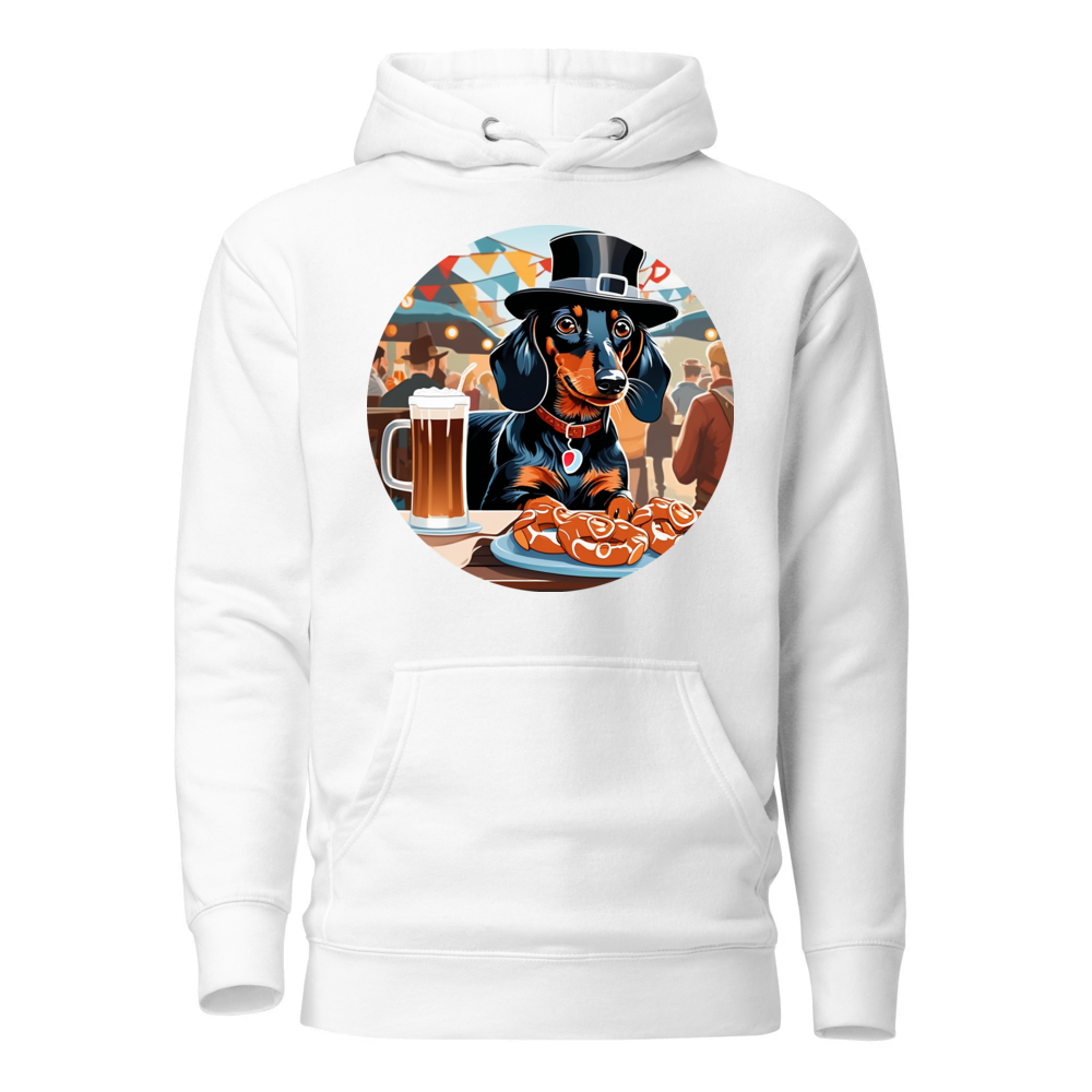 PugMug Custom Black Dachshund Hoodie