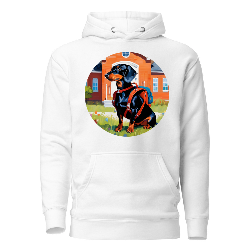 PugMug Custom Black Dachshund Hoodie