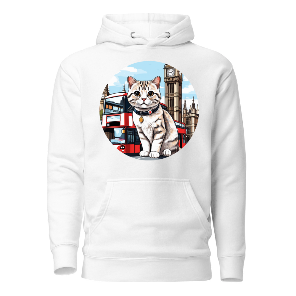 PugMug Custom Tabby Scottish Fold Cat Hoodie