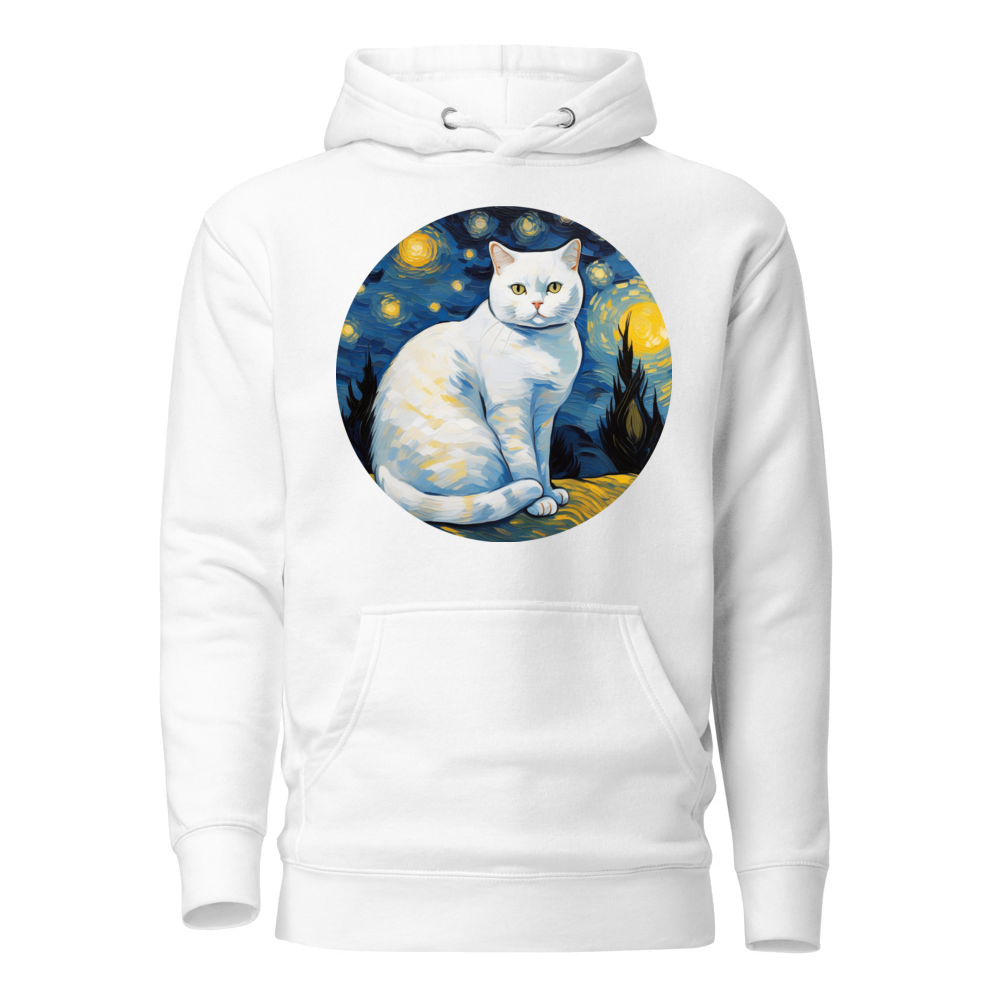 PugMug Custom White British Shorthair Cat Hoodie