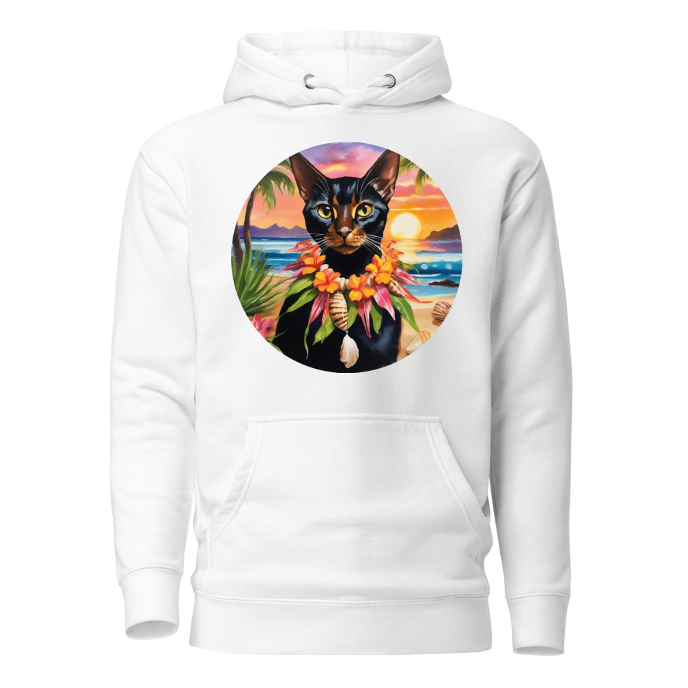 PugMug Custom Black Abyssinian Cat Hoodie