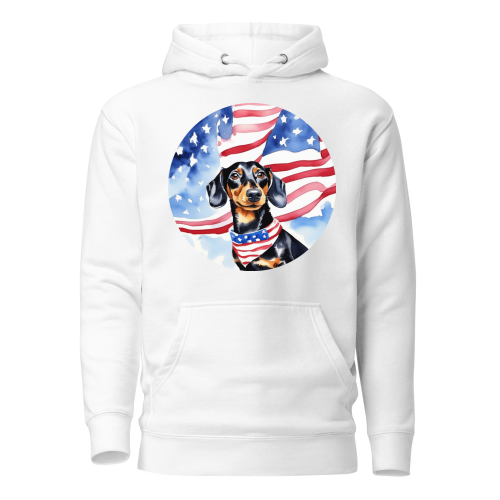 PugMug Custom Black Dachshund Hoodie