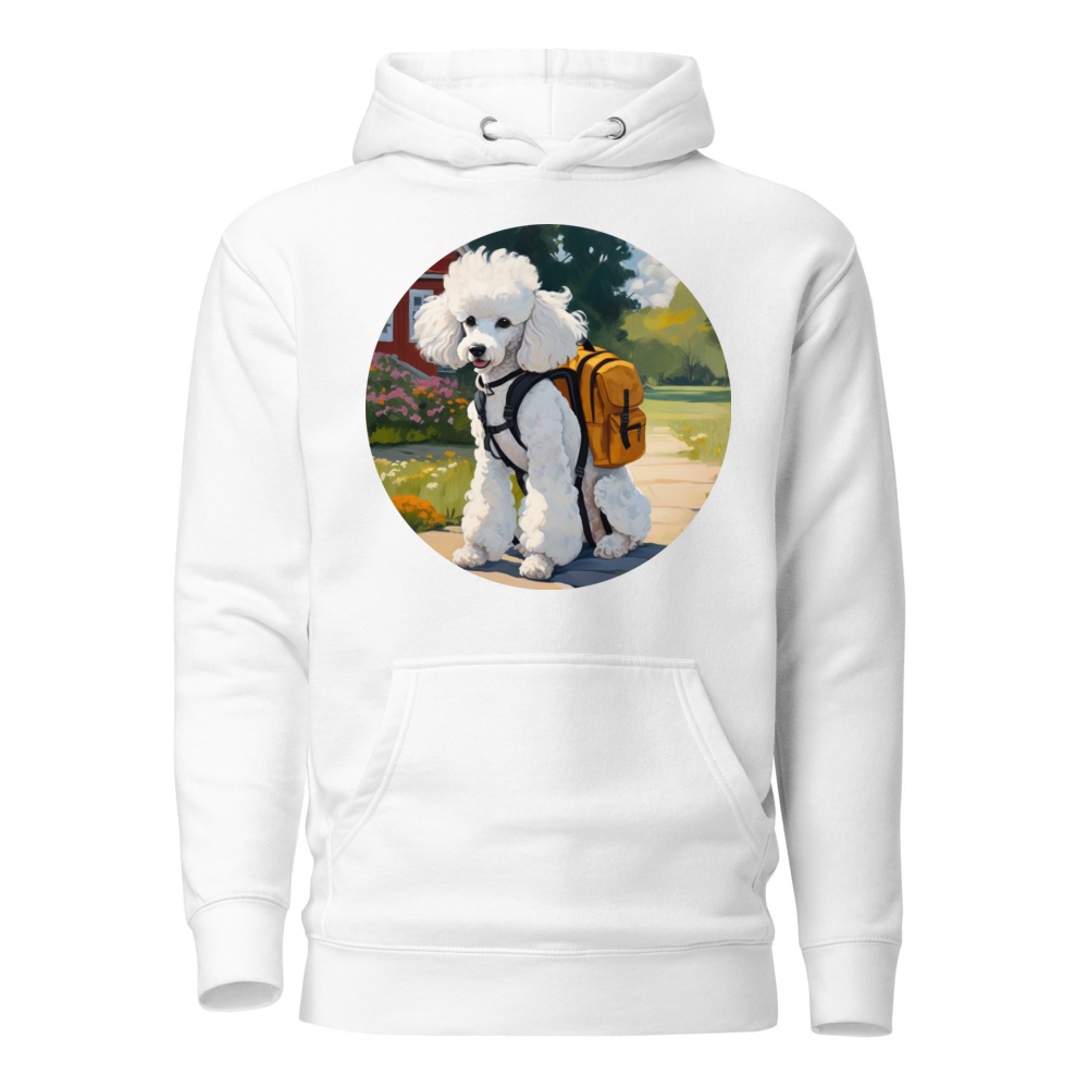 PugMug Custom White Poodle Hoodie
