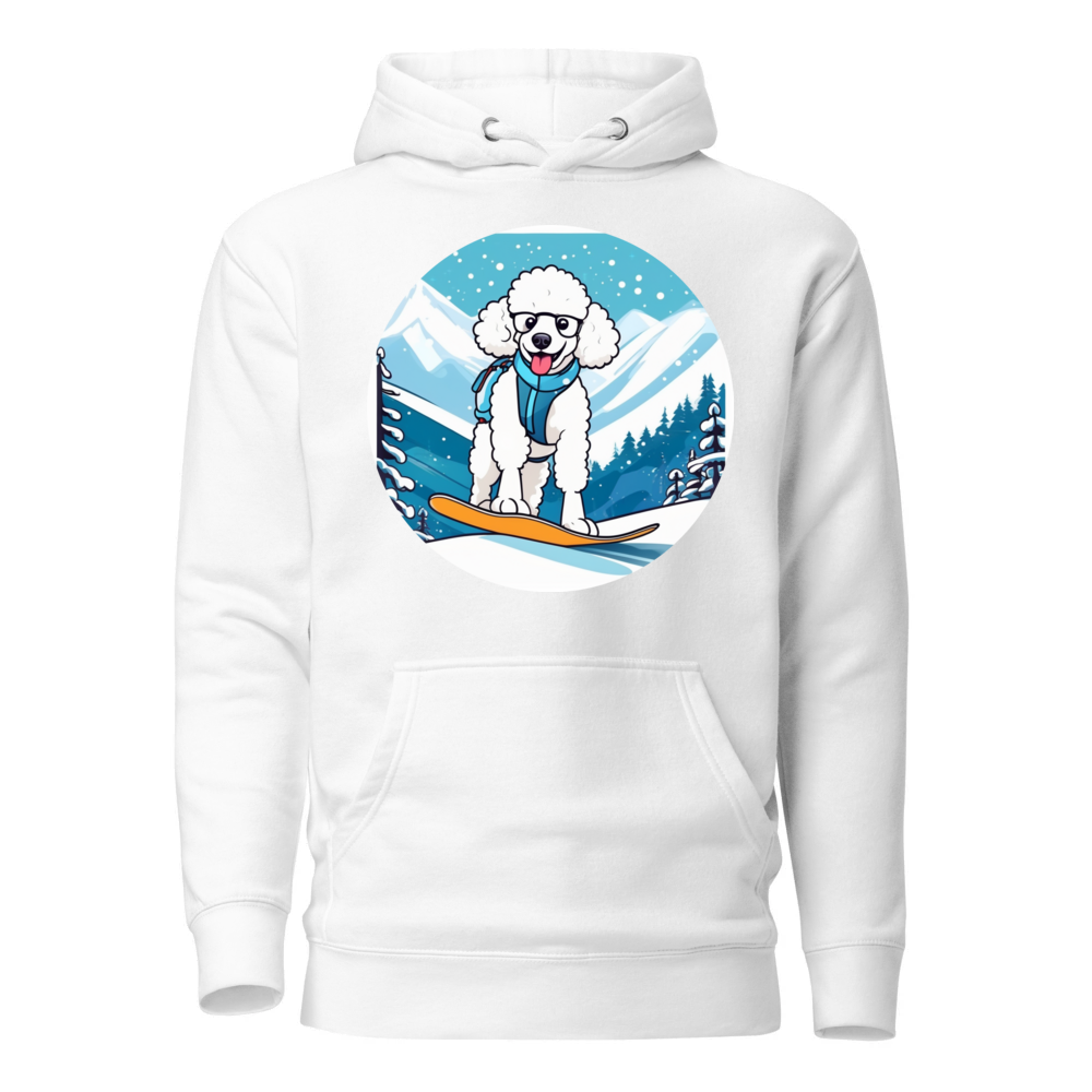PugMug Custom White Poodle Hoodie