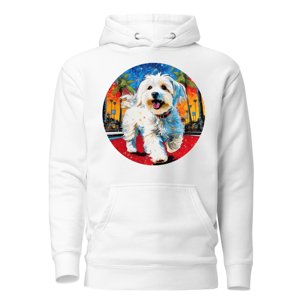 PugMug Custom White Havanese Dog Hoodie