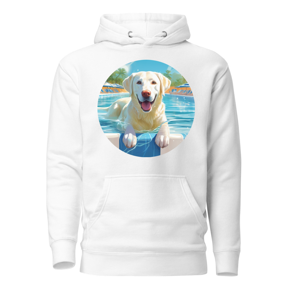PugMug Custom White Labrador Retriever Hoodie