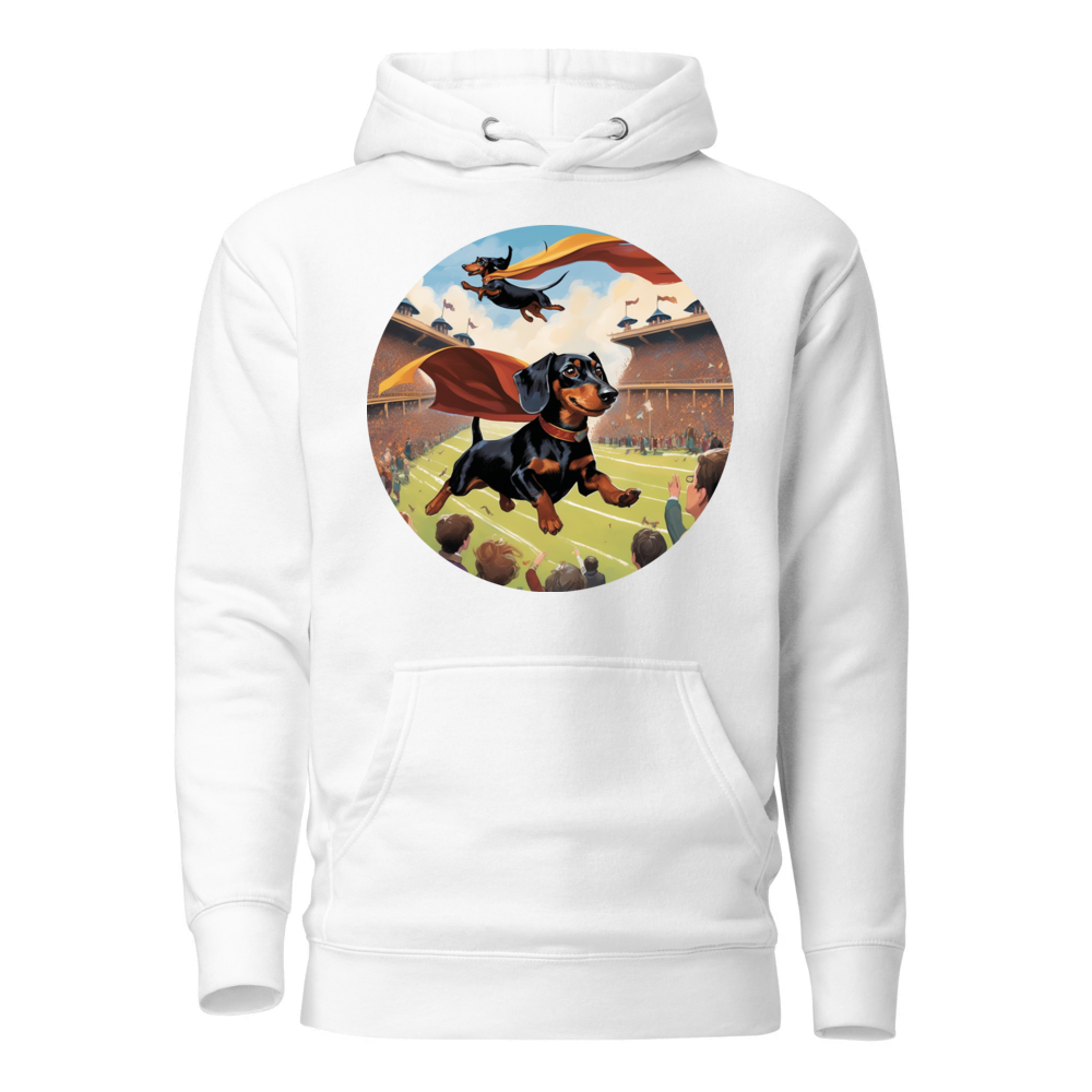 PugMug Custom Black Dachshund Hoodie