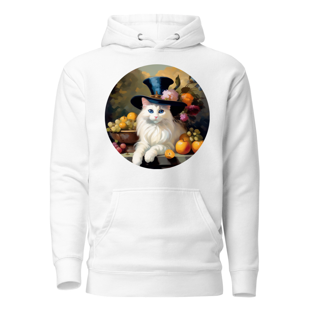 PugMug Custom White Ragdoll Cat Hoodie