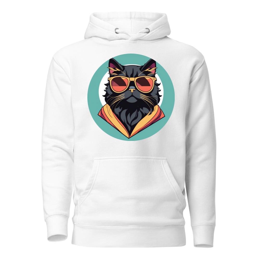 PugMug Custom Black Persian Cat Hoodie