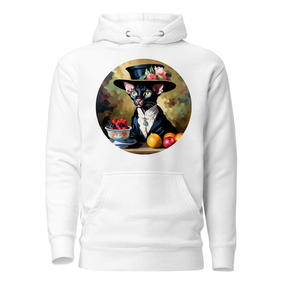 PugMug Custom Black Sphynx Cat Hoodie