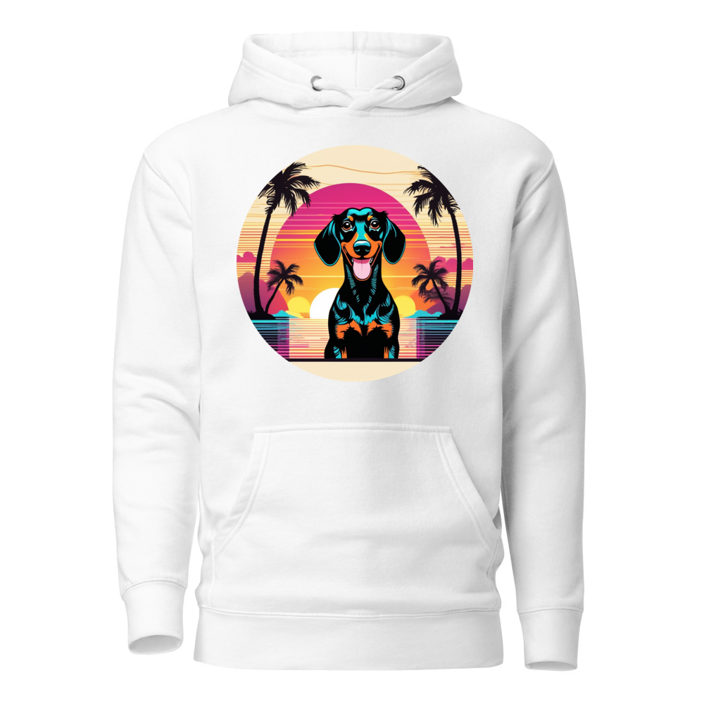 PugMug Custom Black Dachshund Hoodie