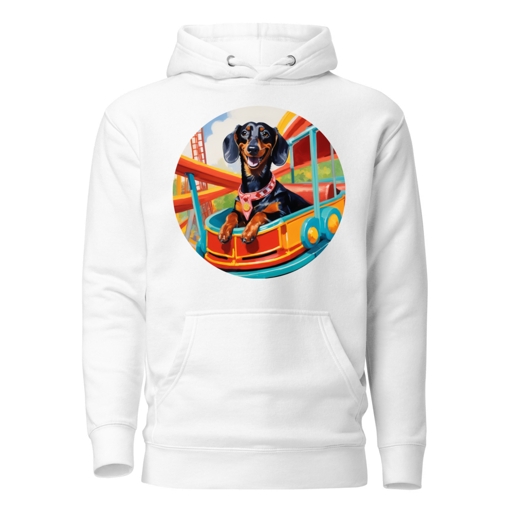 PugMug Custom Black Dachshund Hoodie