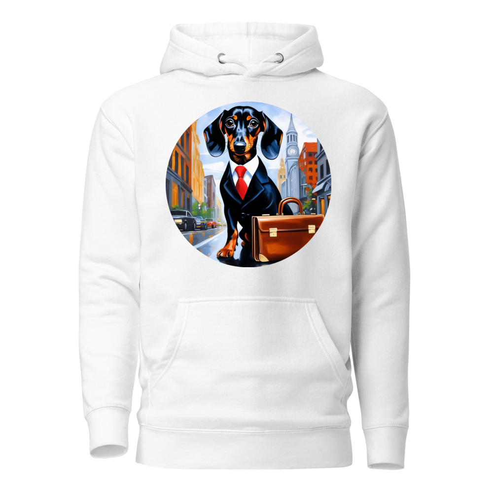PugMug Custom Black Dachshund Hoodie