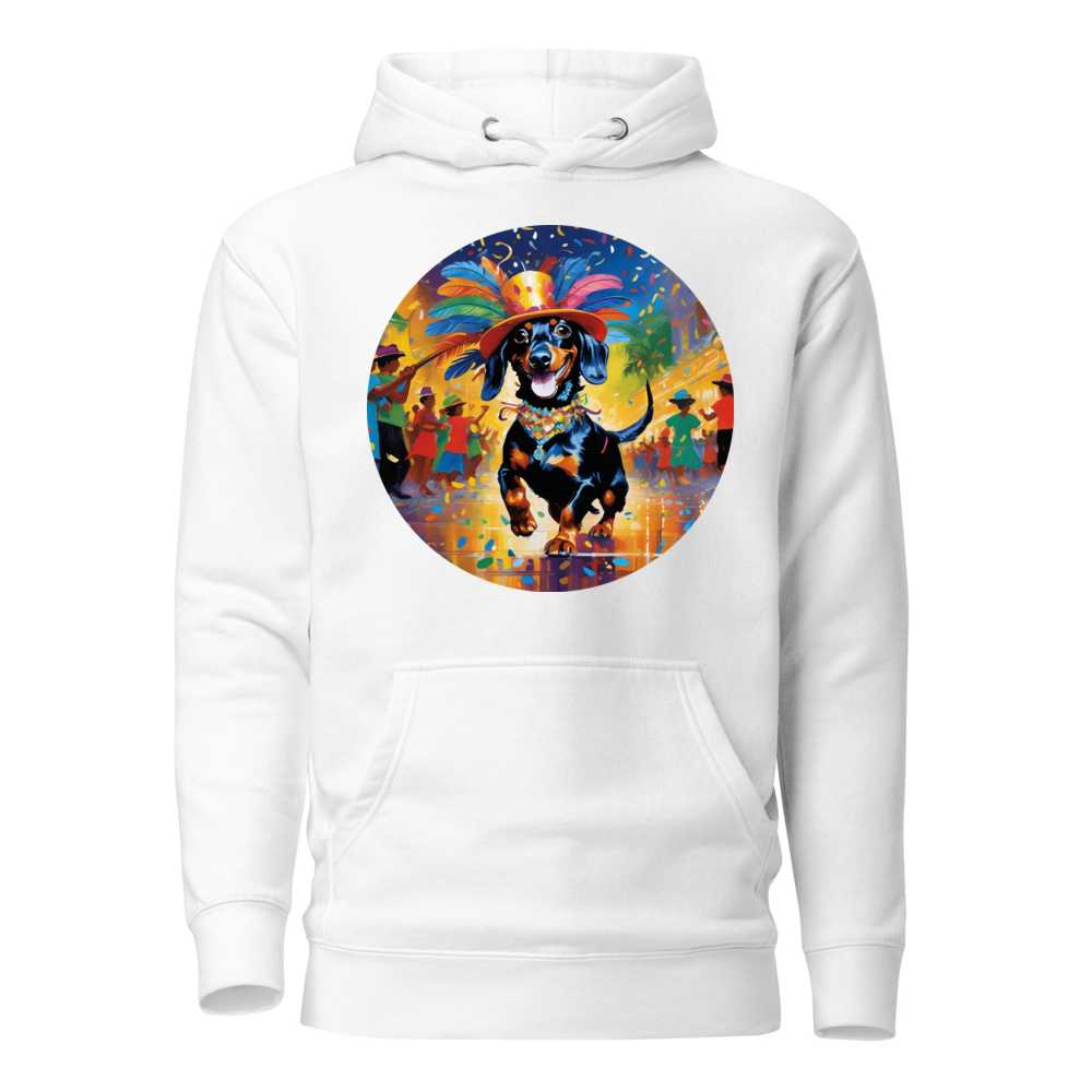 PugMug Custom Black Dachshund Hoodie