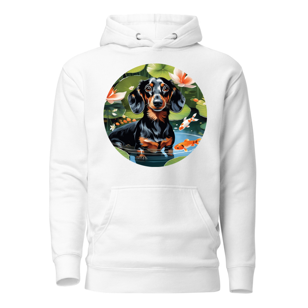 PugMug Custom Black Dachshund Hoodie