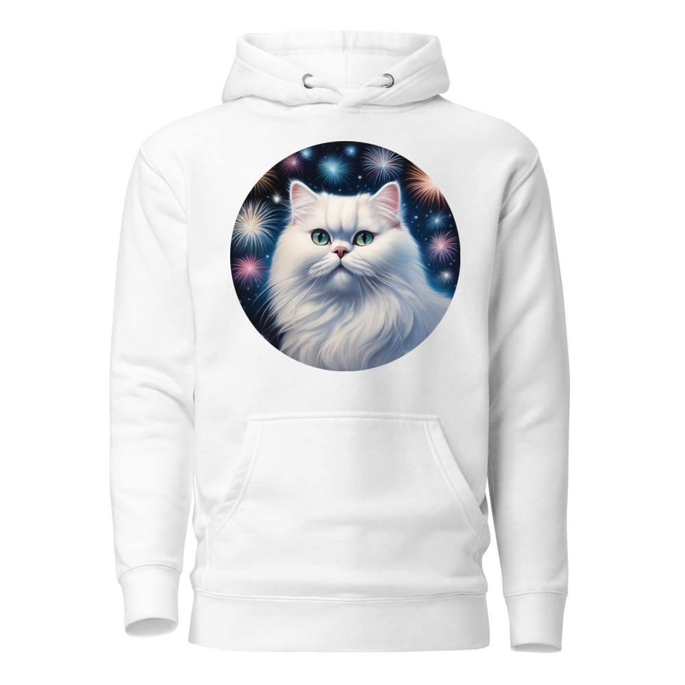 PugMug Custom White Persian Cat Hoodie