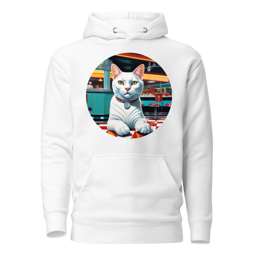PugMug Custom White Exotic Cat Hoodie