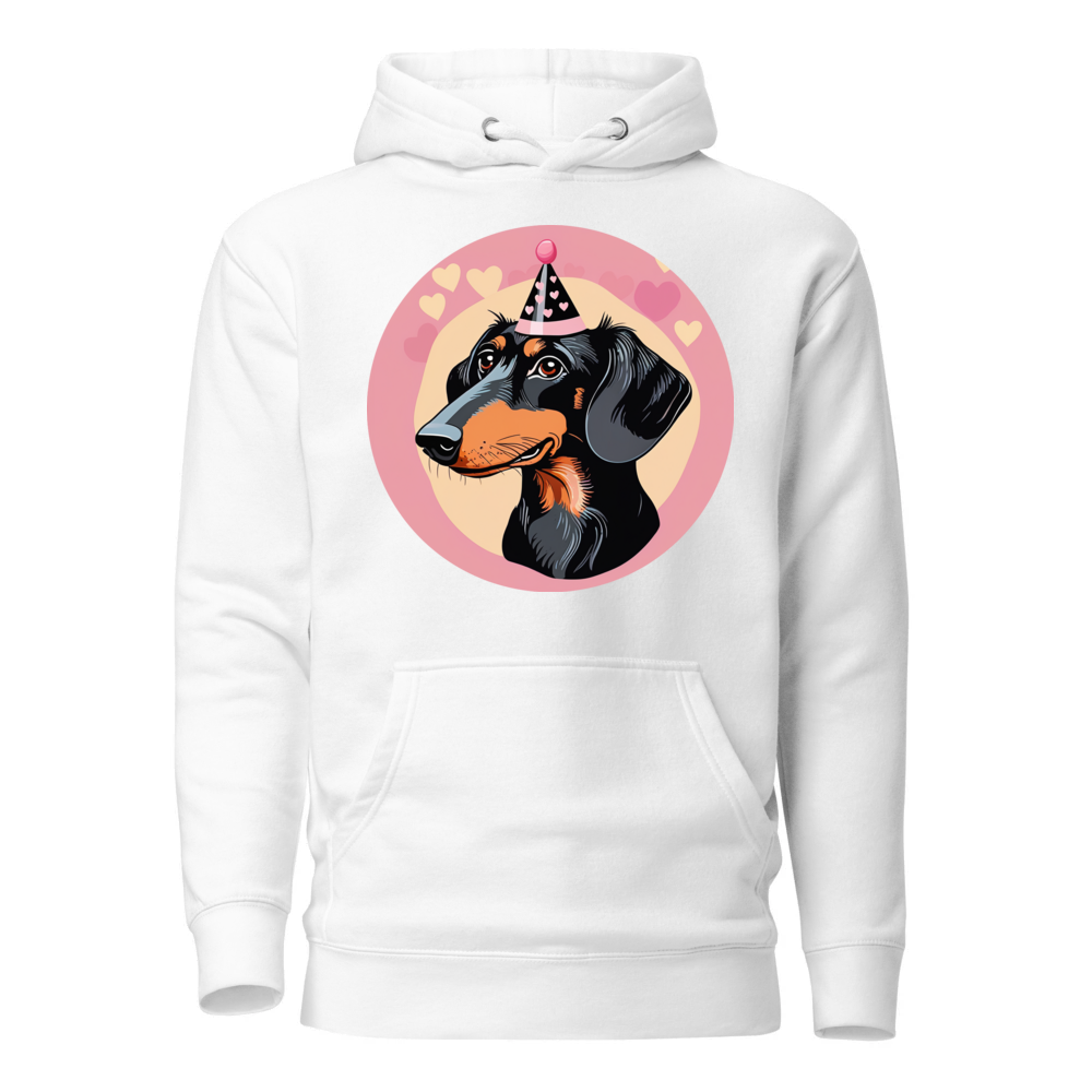 PugMug Custom Black Dachshund Hoodie