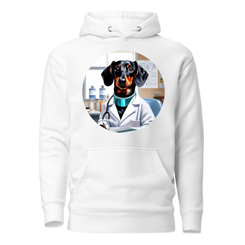 PugMug Custom Black Dachshund Hoodie
