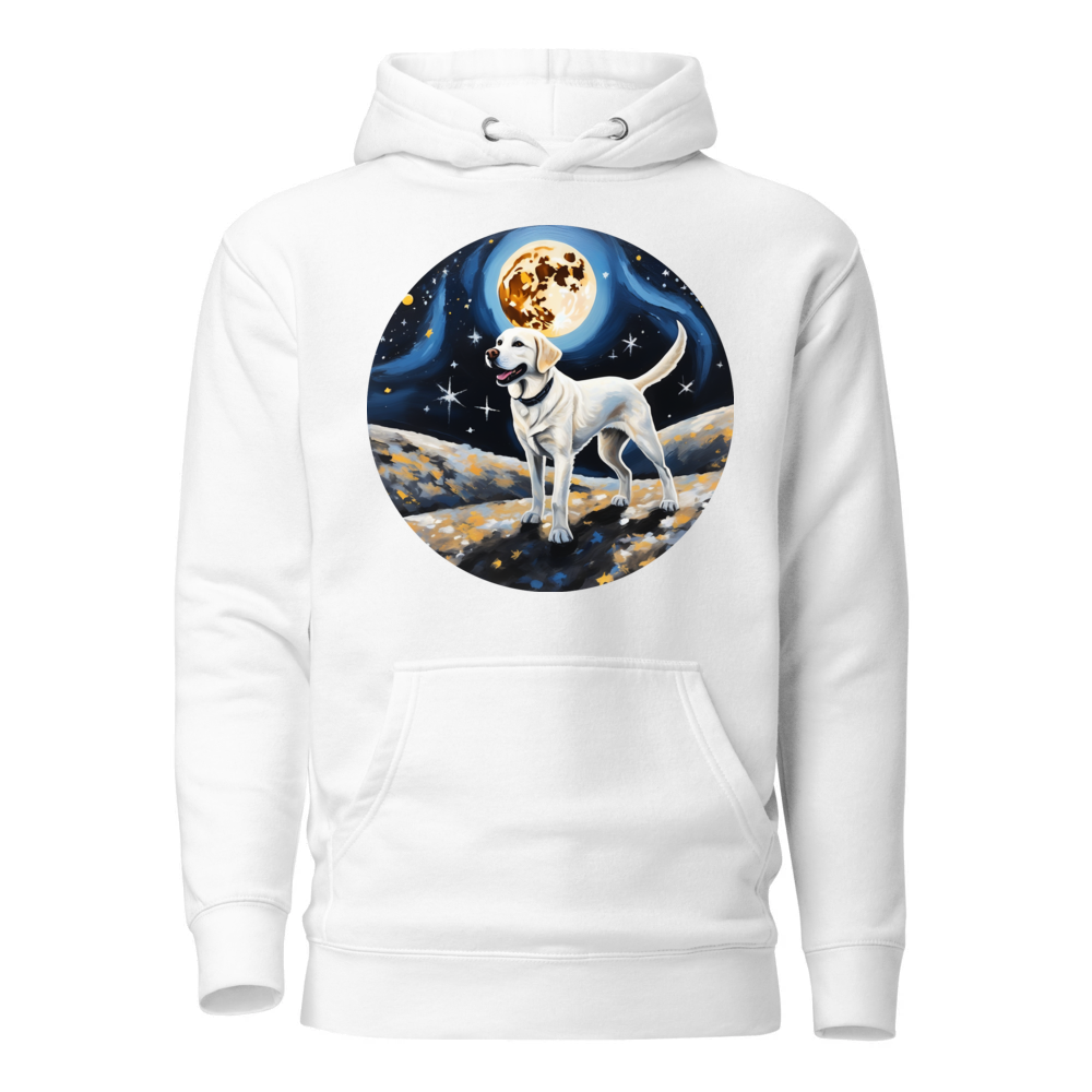 PugMug Custom White Labrador Retriever Hoodie