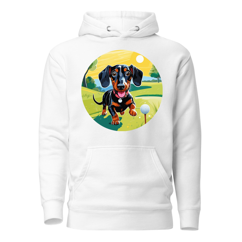 PugMug Custom Black Dachshund Hoodie