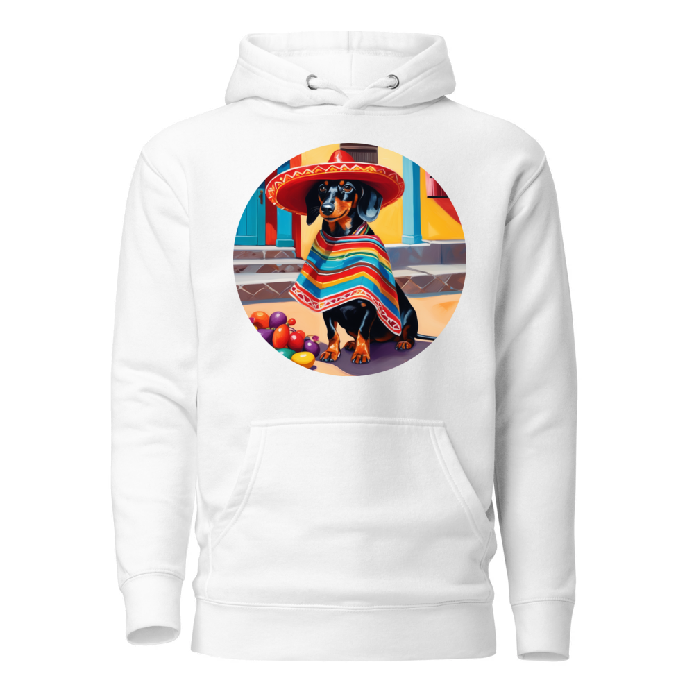 PugMug Custom Black Dachshund Hoodie