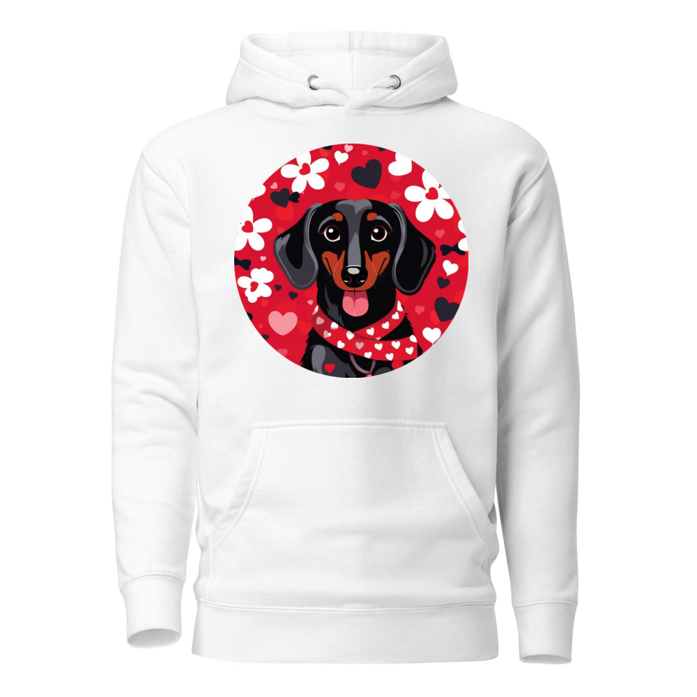 PugMug Custom Black Dachshund Hoodie