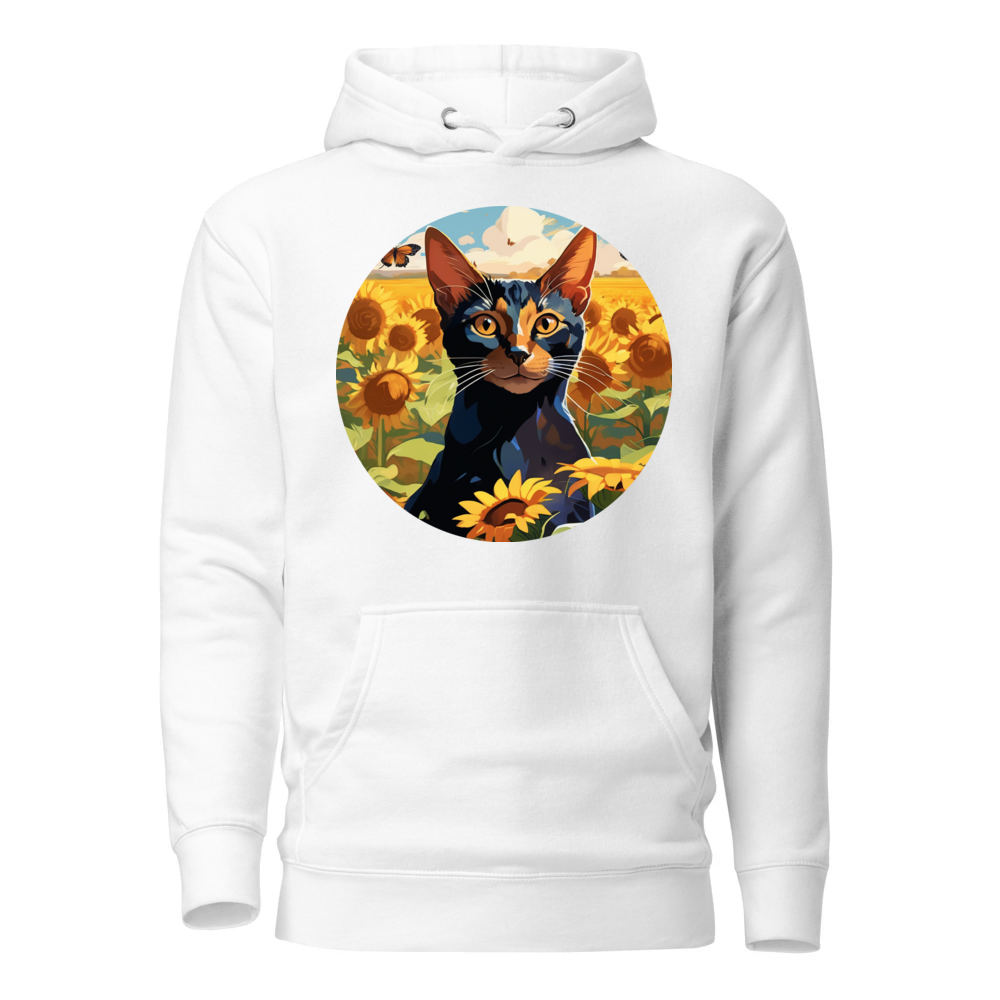 PugMug Custom Black Abyssinian Cat Hoodie