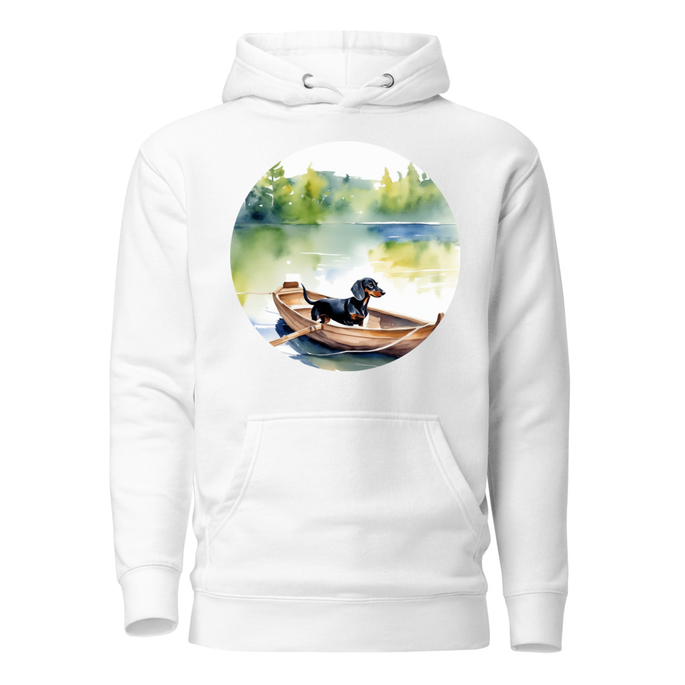 PugMug Custom Black Dachshund Hoodie