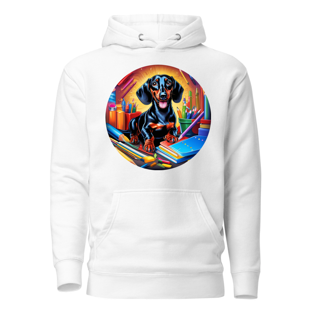 PugMug Custom Black Dachshund Hoodie