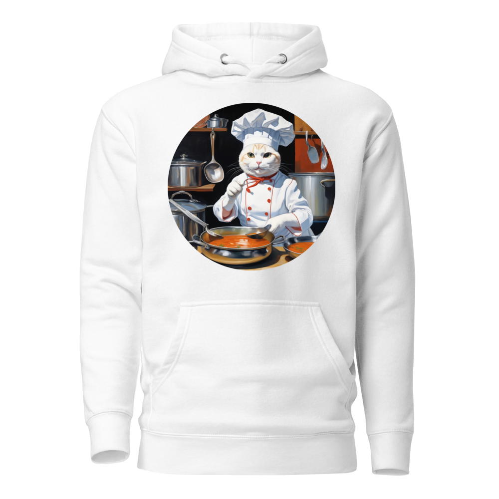 PugMug Custom White Companion Cat Hoodie