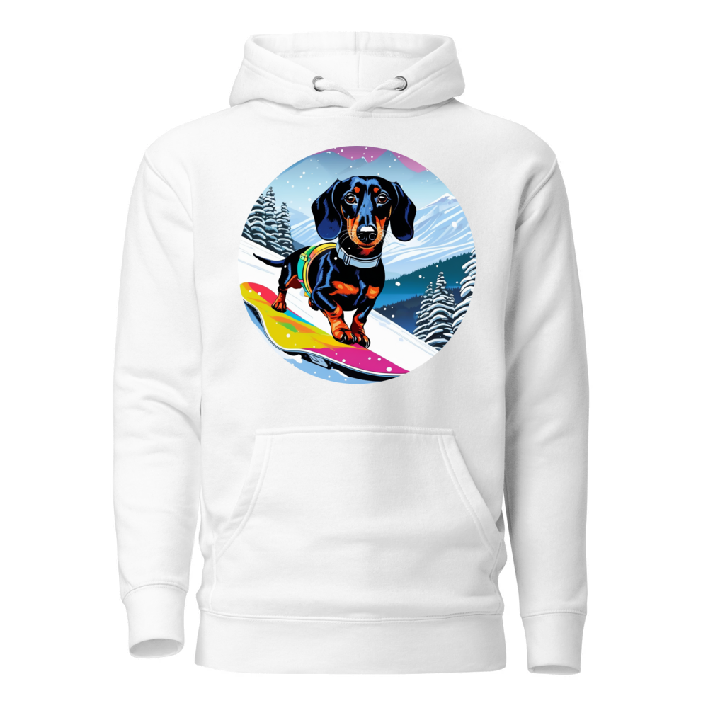 PugMug Custom Black Dachshund Hoodie