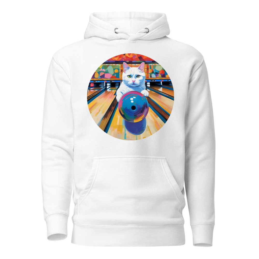 PugMug Custom White Companion Cat Hoodie
